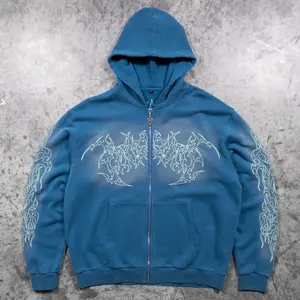 AQUA INFERNO HOODIE