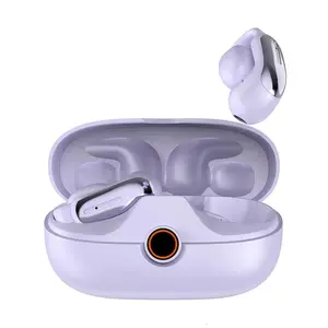 Wireless Bluetooth earphones, with surround sound effect and high-fidelity sound quality, suitable for both Android and Apple devices, equipped with a wireless charging case and a clip design, providing all-day comfort and stability experience