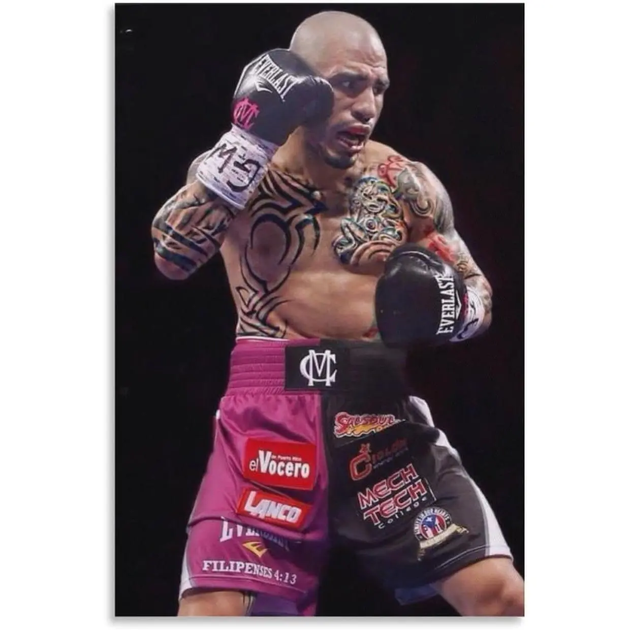 Miguel Cotto Boxing Poster (5) Painting On Canvas Wall Art Poster Scroll Picture Print Living Room Walls Decor Home Posters
