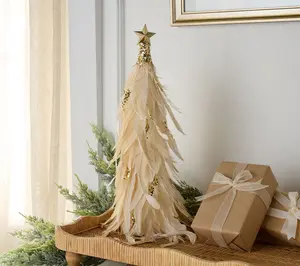Fierce Home 17" Tabletop Feather Tree