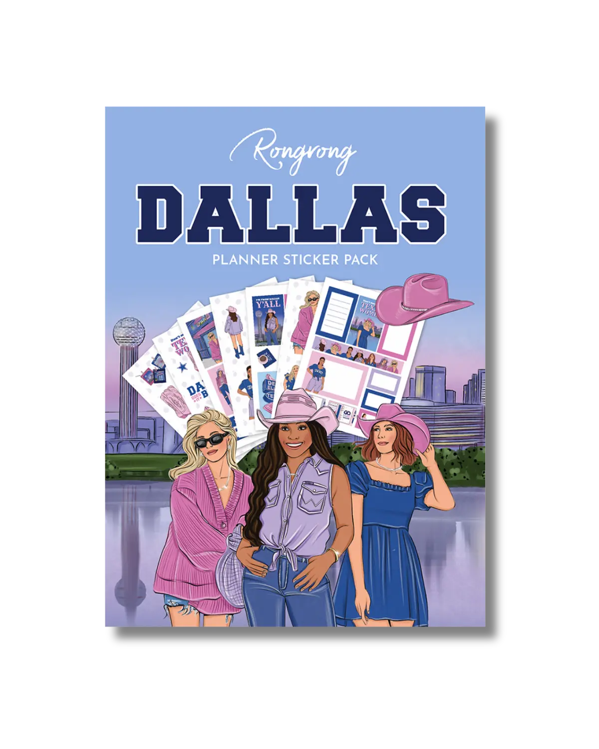 Dallas Planner Sticker Pack [Rongrong City Series]