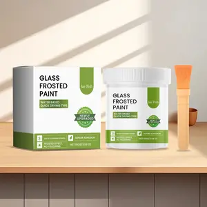 Jue Fish Matte Frosted Glass Paint, Office Privacy Bathroom Anti-Spy Coating, Frosted Glass Paint for Windows and Doors