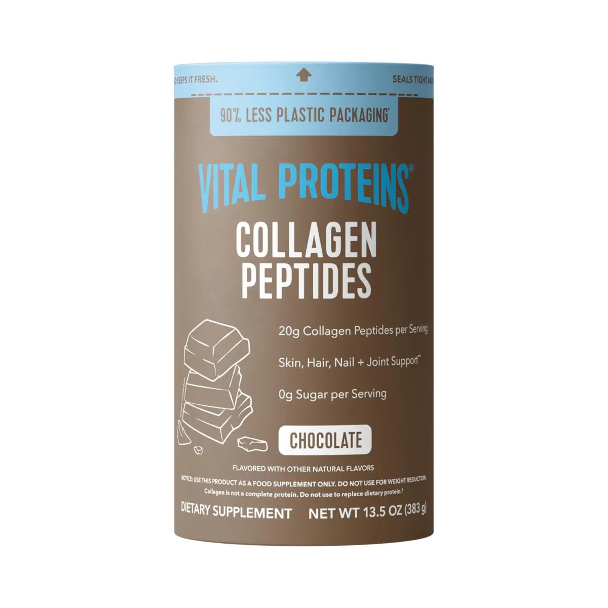 Vital Proteins Collagen Peptides Chocolate Powder - 13.5oz Healthcare Supplement for Hair, Nail, Skin, Bone & Joint Health