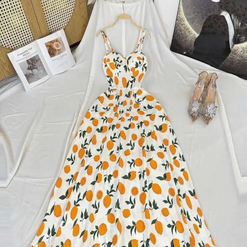 Premium Mango Silk Casual Dress - One Size Fits S-L, Padded Bust, Flowy &  Flattering, Perfect for Events & Vacations, Custom-Made in Vietnam - TikTok  Shop