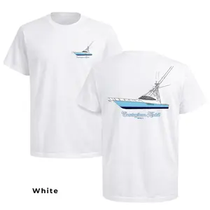 Contagious Yacht Graphic Tee, Nautical Boat Print Shirt, Soft Cotton Blend, Coastal Lifestyle Apparel for Men & Women, Ocean Lover Gift