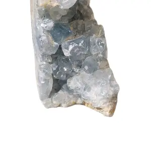 Blue Calcite Geode Cluster Tower