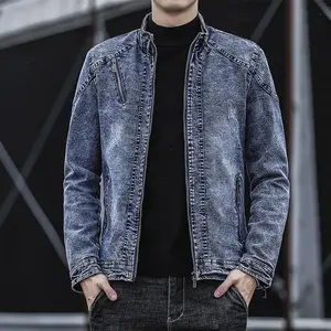 Jacket men's fall/winter korean version trendy cotton slim fit men's retro denim jacket jacket Menswear Coats