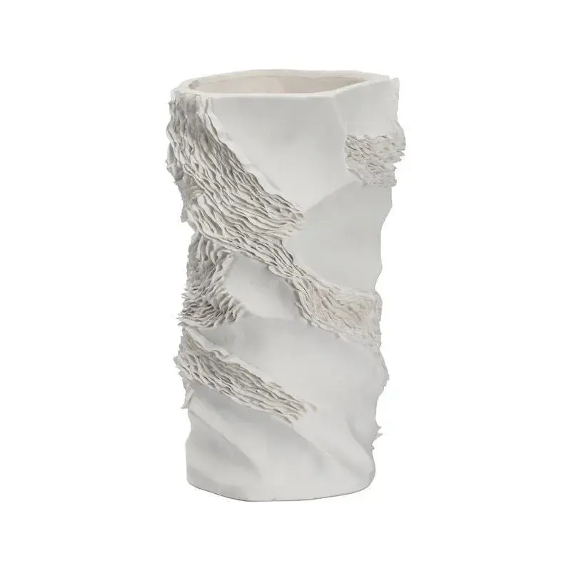 Ripple Organic Shape Ceramic Vase