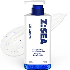 Z:SEA Oil-Control & Acne-Fighting Prism Cleanser 150g with Amino Acid Salicylic Acid Glycerin Gentle Deep Cleansing for Post-Workout Skin Repair & Clear Facial Wash