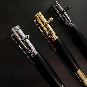 Stress Relief Bolt Action Work Pens, Great for Stress Relief Fidgeting, 62%-68% Copper Brass, Tactical Bolt Action Pen