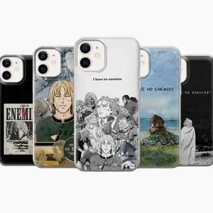 No Enemies Phone Case Thorfinn Vinland Saga Compatible with iPhone 11, 12, 13, 14, 15, 16, 17 & Samsung S22 S23 S24 S26 – check our available sizes
