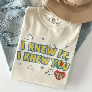 Vintage I Knew It I Knew You Shirt, TS and Toy Story 5 Friendship Shirt, Woody Buzz Lightyear Tee, Disneyland Toy Story Family Matching Tee 08C