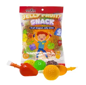 Jelly Fruit Snack Jelly Fruits Hit or Miss Challenge - Fruit-Shaped Jelly- Assorted Flavors, Strawberry, Orange, Apple, Pineapple, Grape, Mango (1 Bag)
