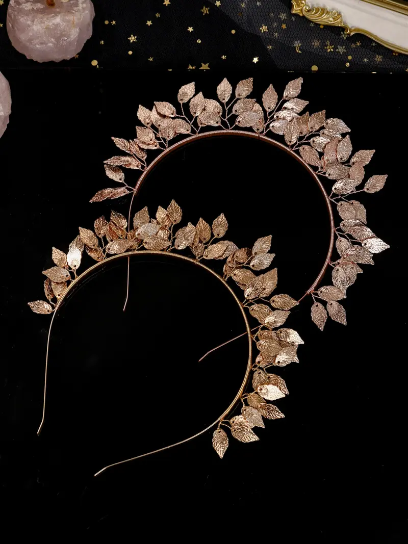 gold leaf headband - TikTok Shop display picture 1