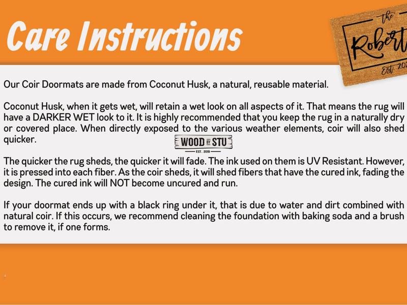 Custom Doormat Last Name Wedding Gift Housewarming Gift Personalized Doormat Closing Gift Welcome Mat Front Door Mat Engagement Gift 1043