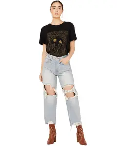 Ariat Women's Women'S Light Wash High Rise Tomboy Straight Jeans - 10045187