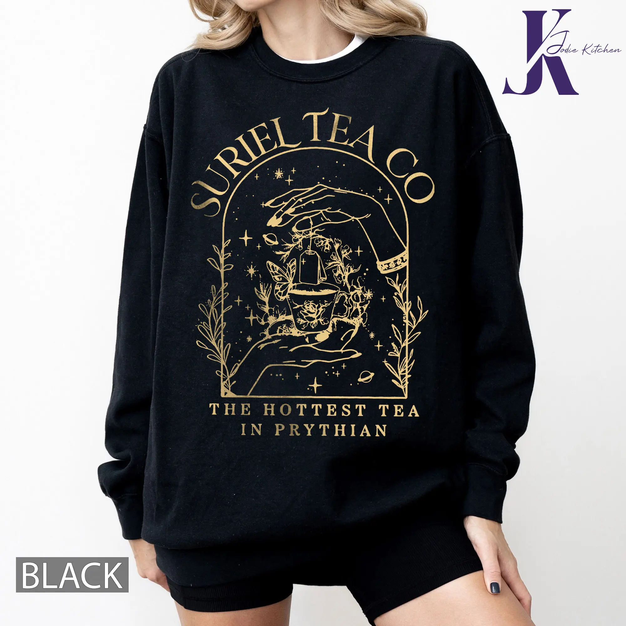 Suriel Tea Co Shirt, Acotar Sweatshirt, A Court Of Thorns And Roses Shirt, The Night Court Gift, Bookish Shirt, Reading Tee, Reader Gifts
