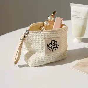 1pc Mini Cute Storage Bag, Compact Handy Wristlet, Portable Sanitary Napkin Bag, Makeup Comestic Storage Pouch & Coin Purse, Handheld Cosmetic Pouch, Cosmetics Bag, Travel Cosmetic Bags