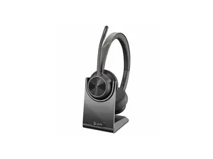 Poly Voyager 4320-M Microsoft Teams Certified Headset +BT700 dongle +Charging Stand, black Poly Voyager 4320-M Microsoft Teams Certified Headset +BT700 dongle +Charging Stand, black