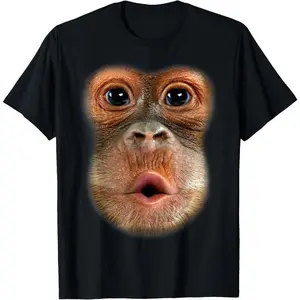 100% cotton Monkey Stomach Funny Meme Cool Trending Viral Video T-Shirt T-Shirt