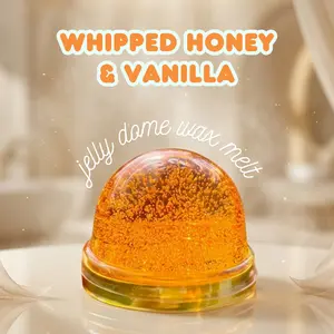 illuminatedbymia Jelly Dome Wax Melt - Handmade with Premium Ingredients, Reusable & Mess Free, 114 Hour Burn Time, Paraben & Phthalate Free Scented Wax Melts