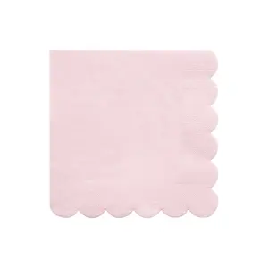 Large Candy Pink Paper Napkins (x 20)