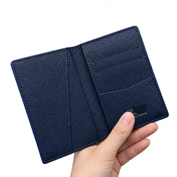 Sleek PU Card Wallet – Lightweight Aluminum Card Holder for Everyday Carry. Wallet For Men & Women
