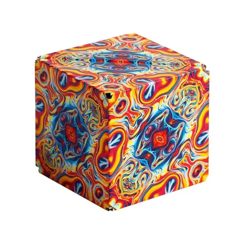 SHASHIBO Magic Magnetic Puzzle Cube All Colorful Design Fidget Building STEM STEAM 3D Travel Toy Great Gift for Ages 8+