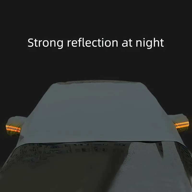 Car Front Windshield Sunshade for Summer, Glass Winter Snow Cover, Anti-Frost Protector, Car Hood Shield, Essential Vehicle Accessory