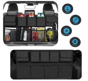 Car Trunk Organizer, Backseat Hanging Organizer with 9 Large Storage Bag Super Capacity -Trunk Organizer for SUV,Truck,Van -Your Space Saving Expert