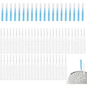 70 count Shower  Cleaning Tools, Including 20 Cleaning Brushes & 50 Shower Hole Brushes  Cleaner Unclogger Accessories for Small Holes, Faucets, Sink Gaps, Nozzles