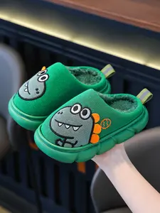 Children's slippers for autumn and winter, suitable for both boys and girls. Indoor home slippers with soft soles, comfortable, cartoon - like, cute, and new - style slippers, Toddler Slippers