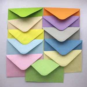 5pcs/package 130g Colorful Rhombus Seal Envelopes, Universal Colored Envelopes, Gold Foil Envelopes, Cash Envelopes, Gift Envelopes, Customizable