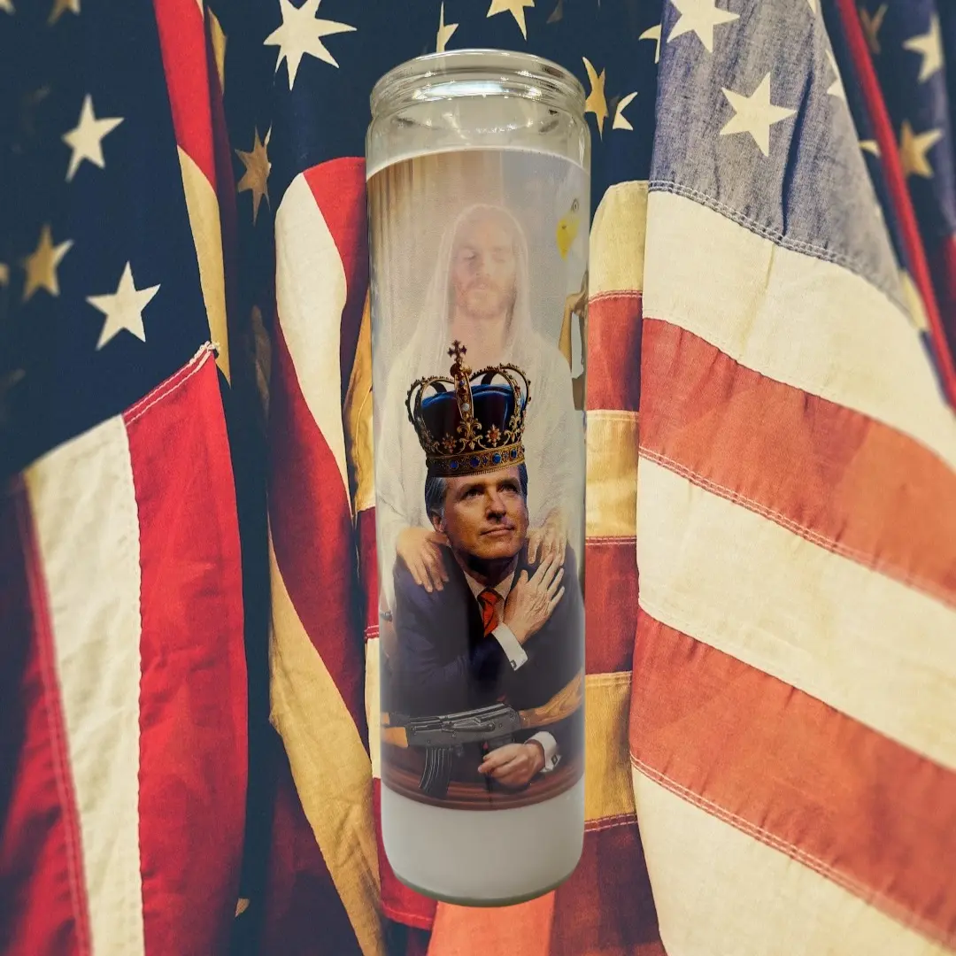 Guns Gavin Gesus Prayer Candle Altar Candle