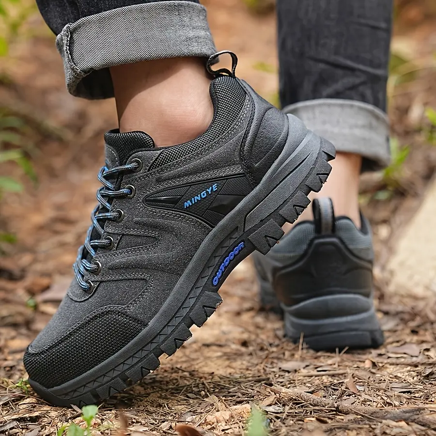 Lace-Up Closure Outdoor Hiking & Trail Running Shoes for Sports & Outdoor Activities