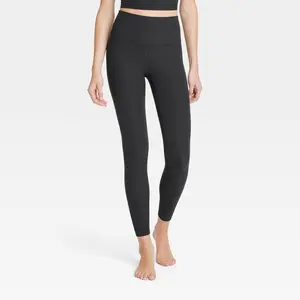 Women's Everyday Soft High-Rise Rib 7/8 Leggings - All In Motion