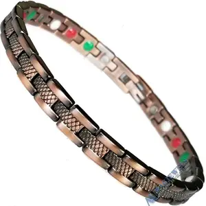 Women Copper Tire Trax Bracelet with Bio Magnets