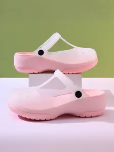 Women's Sporty Breathable Non-slip Clogs, Casual Comfortable Soft Sole Clogs, Fashionable Shoes for Outdoor Sports, Breathable Lightweight Clogs