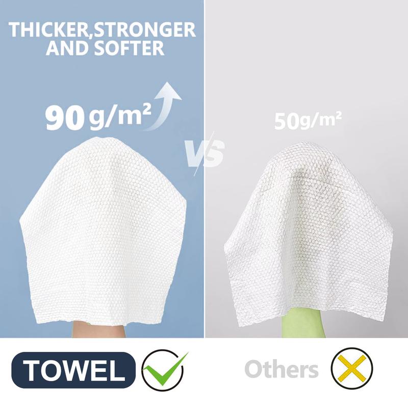 Disposable Compressed Towels Pack of 30 Soft Thick Hygienic for Cleansing Makeup Removal Travel Hotel Stays Daily Use Portable Cotton Towel