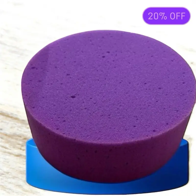 Round colorful sponge for diy uses Round colorful sponge for diy uses