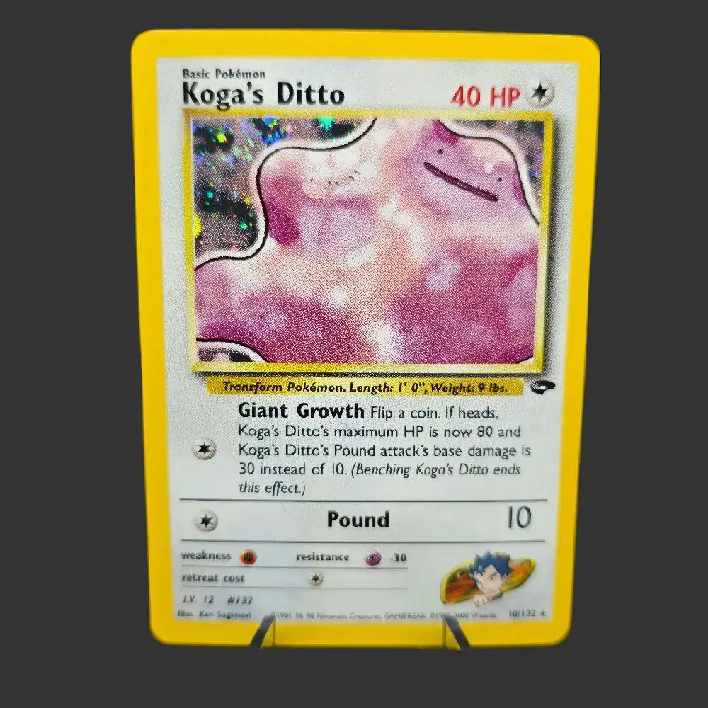 Koga's Ditto 010/132 with SWIRL - Gym Challenge (G2) Pokemon Card