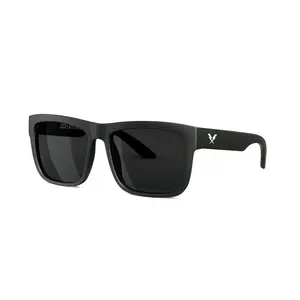 Drifter Z87 Matte Black Sunglasses Built for Work or Play Trendy Beach Eyewear