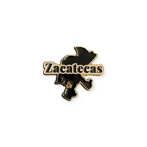 Zacatecas State Hat Pin Gold and Silver
