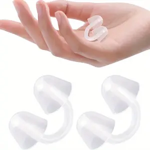 Deep Diving Anti-Choking Nose Clip, Silicone Snorkeling Respirator, Swimming Nose Plugs, Bionic U-Shaped Airway Diving Additions, Pressure-Resistant And Non-Slip Swimming Training Nose Protector