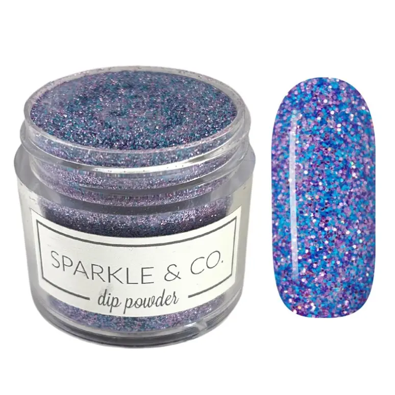 Sparkle & Co dp. 199 Cotton Candy Fierce 1 ounce Dip Powder For Nails - 1 Jar Lasts 20-25 Manis
