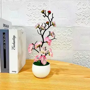 Mother's Day New Artificial Plants Bonsai Tree Simulation Pot Plants Fake Flowers A Gift for Mother Table Potted Ornaments Home