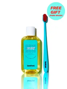 LAUNDRYOU Gel-to-Foam Gentle Facial Cleanser Mild PHA Cleansing with Probiotics Hydrating Cooling Soothing Face Wash for Oily Skin 5.64 fl oz