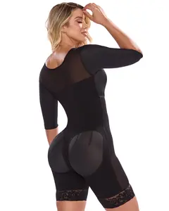 Colombian Shapewear High Compressión Mid Leg With Sleeves 342
