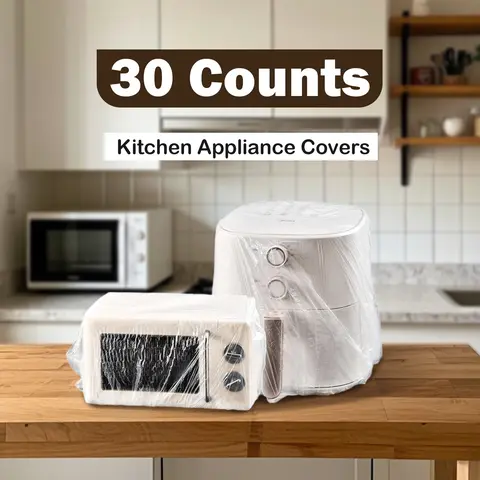 30 Counts Kitchen Appliance Covers, Thickened Disposable Kitchen Appliance Dust Cover, Dust Covers for Small Appliance, Oven, Pressure Cooker, Blender, Toaster, Air Fryer, Large size