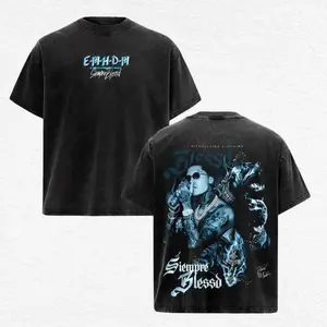 Blessd Siempre T-Shirt, Latin Trap Reggaeton Music Graphic Tee, Fan Shirt for Men Women, Streetwear Casual Outfit Soft Cotton Music Lover Gift Style HNV